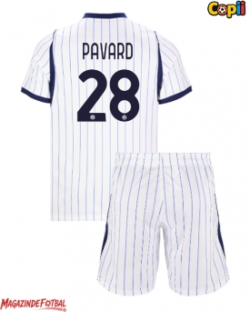Inter Milan Benjamin Pavard #28 Echipament de Fotbal Replică 2026-27 Copii Deplasare (+ Șorturi)